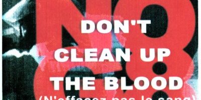 Don't clean up the blood